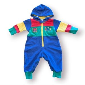 Vintage 90s Action Kidz 3-6 Months Colorful Kids One Piece